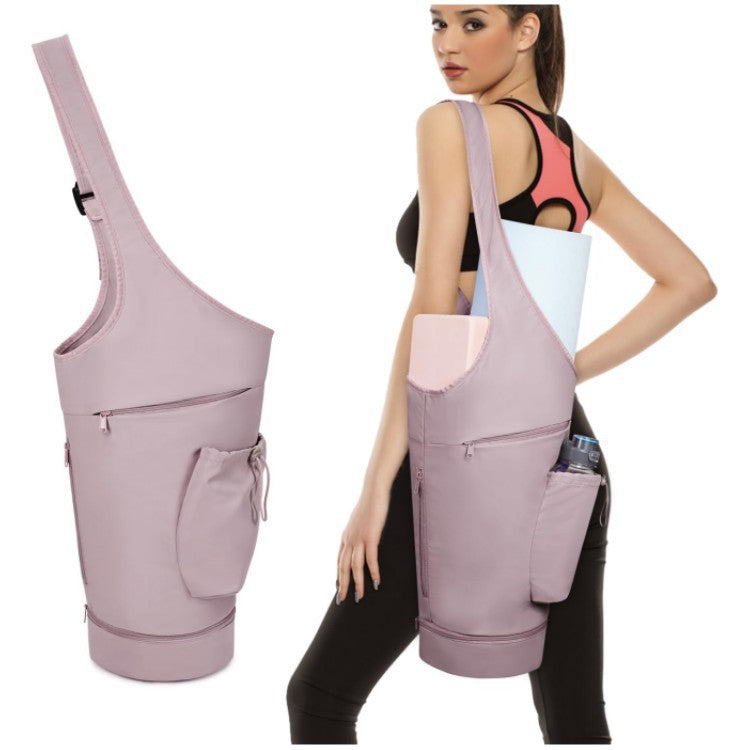 Yoga Mat Bag – Long Design with Waterproof Pocket and Bottle Holder