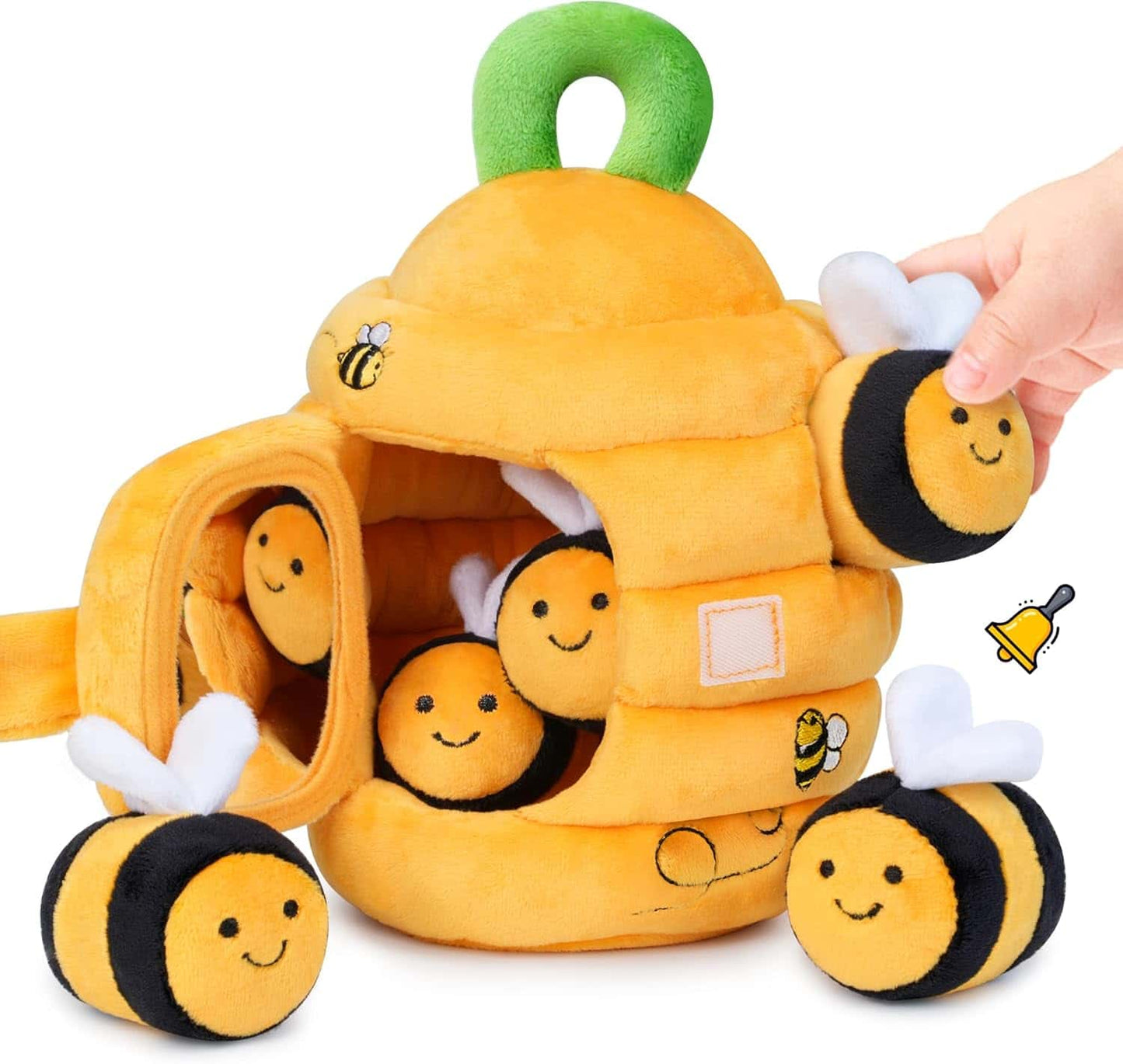 Baby Soft Collection - Interactive Sensory Beehive with 5 Adorable Bees