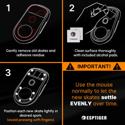 ICE V2 Mouse Skates - Universal - DIY