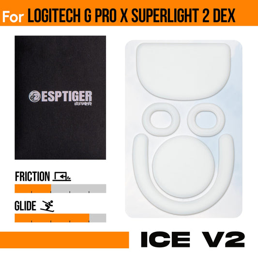 ICE V2 Mouse Skates For Logitech G-PRO X  2 DEX