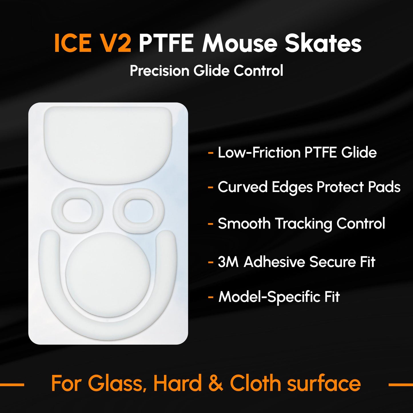 ICE V2 Mouse Skates For Logitech G-PRO X  2 DEX
