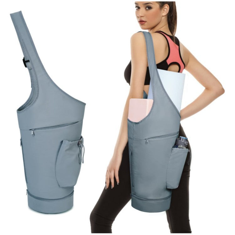 Yoga Mat Bag – Long Design with Waterproof Pocket and Bottle Holder